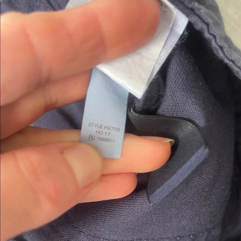 J. Crew Women’s Deep Blue Chino Cargo Pants, 00 size. - Picture 6 of 16